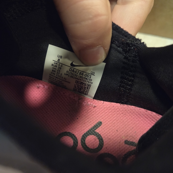 Nike Air Max 2090 Black/Metallic Silver Pink Women's Size 8 - Picture 6 of 8